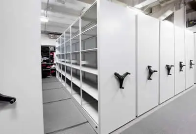 Spacesaver Mechanical Assist Mobile Specifications