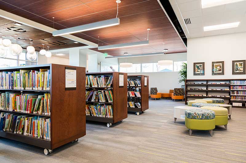 Cantilever Library Shelving