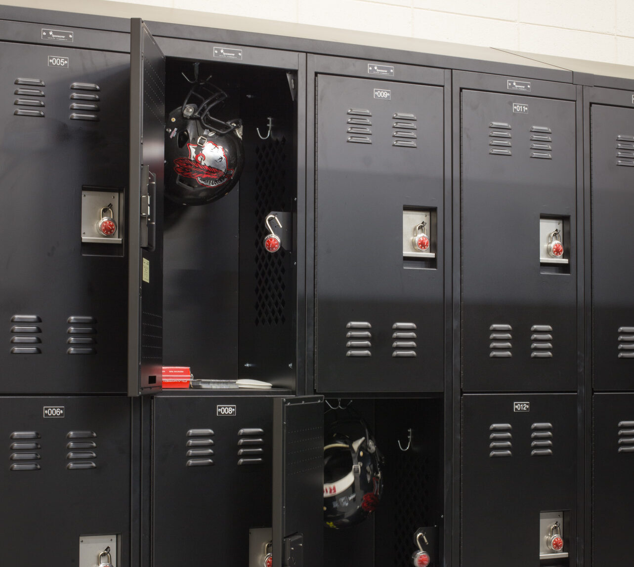 High School Football Locker Room
