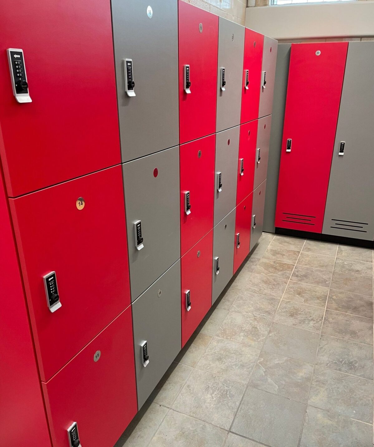 High School Locker Room