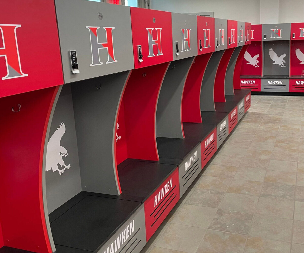 High School Locker Room