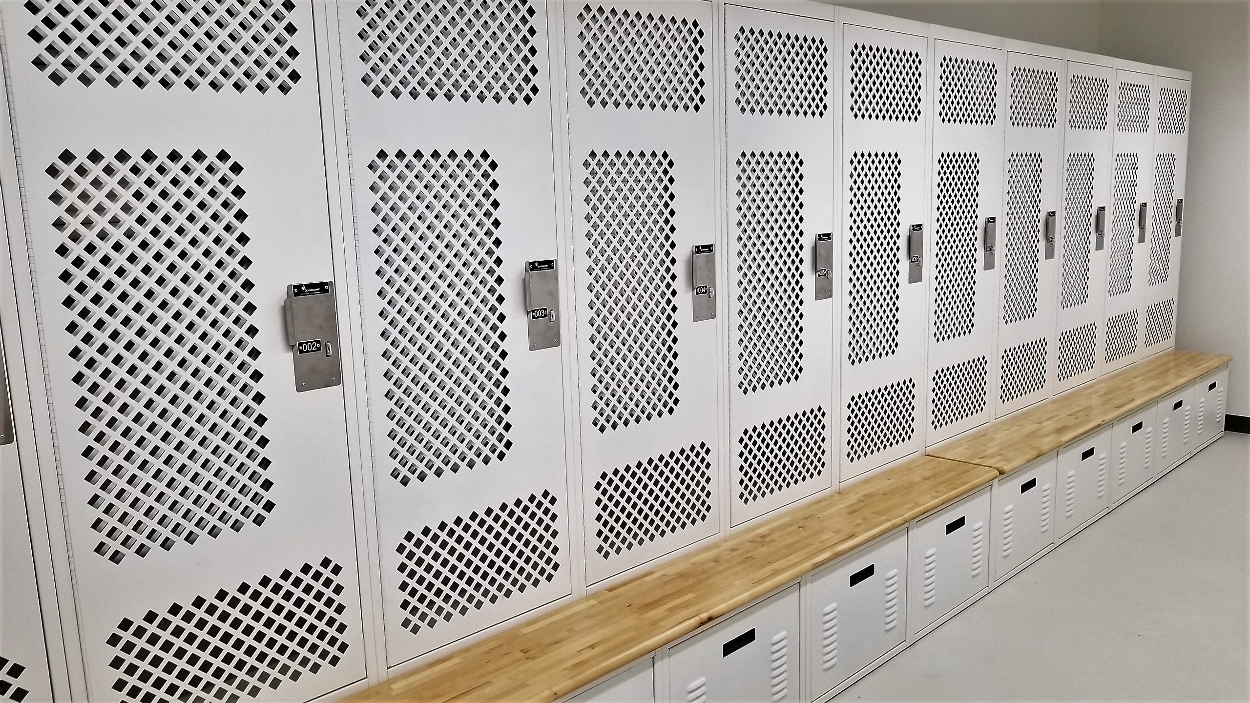 Perforated Lockers
