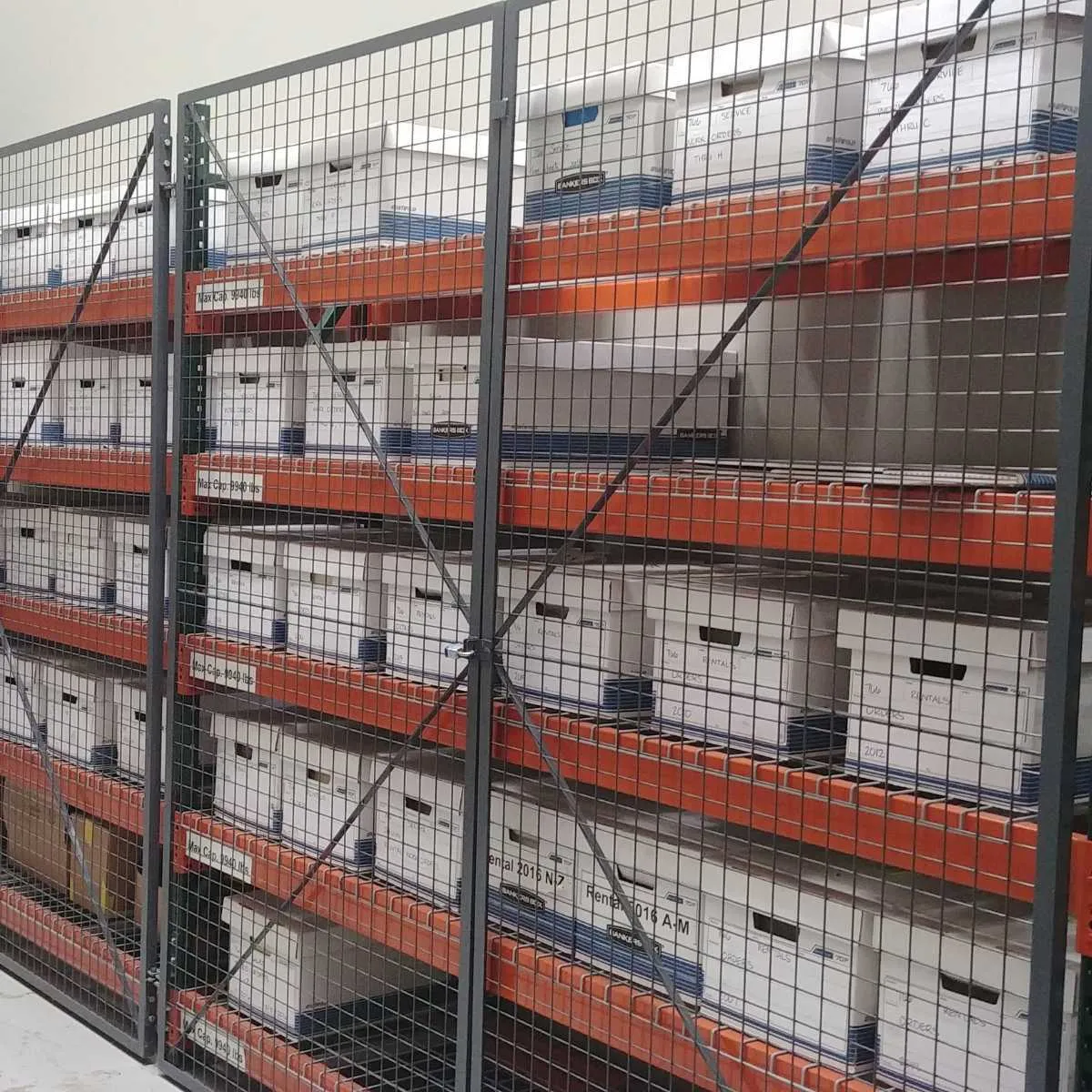Pallet Rack Security Cage Enclosures