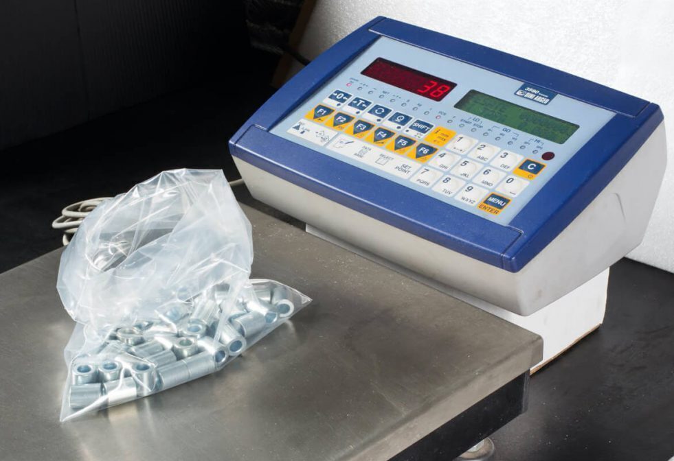 Piece counting scale